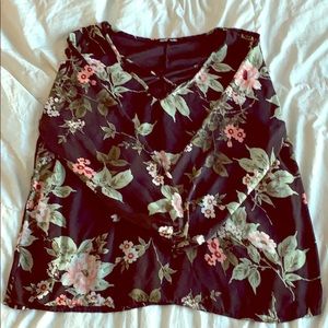 Flower Pattern Blouse